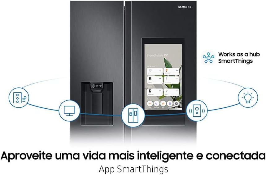 Geladeira Samsung Side By Side Black Premium 585 Litros - Imagem 5