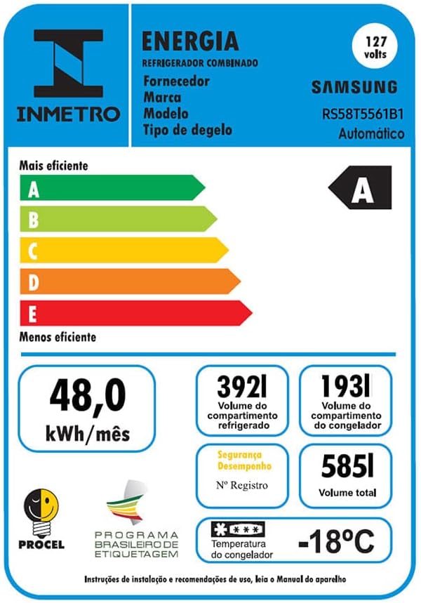Geladeira Samsung Side By Side Black Premium 585 Litros - Imagem 4