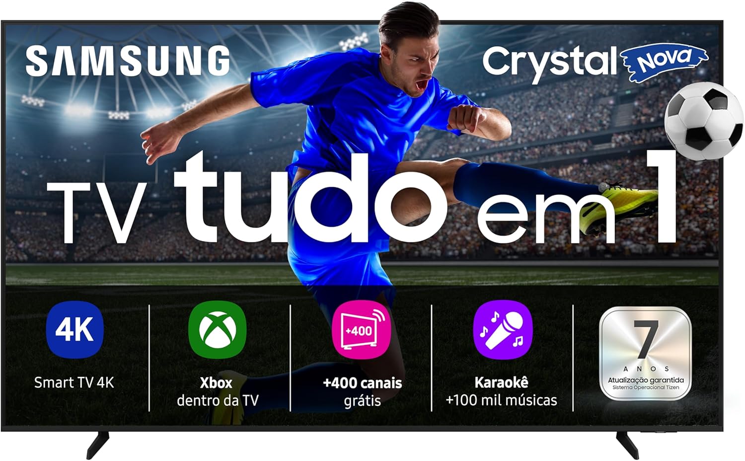 Samsung Smart TV 65" Crystal UHD 4K U8100F