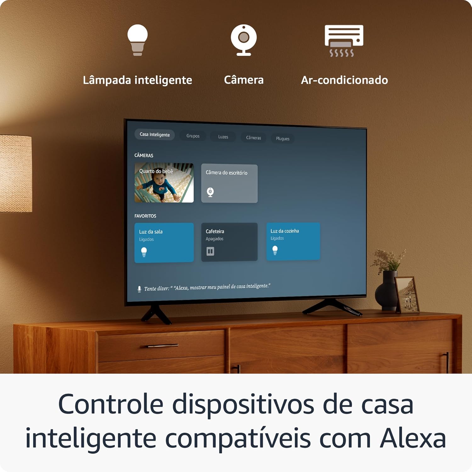 Fire TV Stick HD | com Alexa, controles de casa inteligente e streaming em HD - Imagem 3