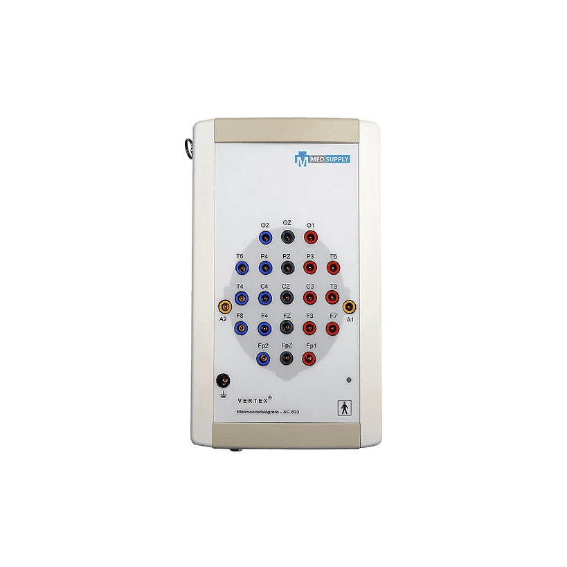 Eletroencefalógrafo portátil EEG Vertex SC823 Meditron com 23 canais