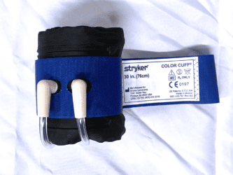 Manguito Stryker COLOR CUFF Azul 30 Pol 76cm Duas Vias