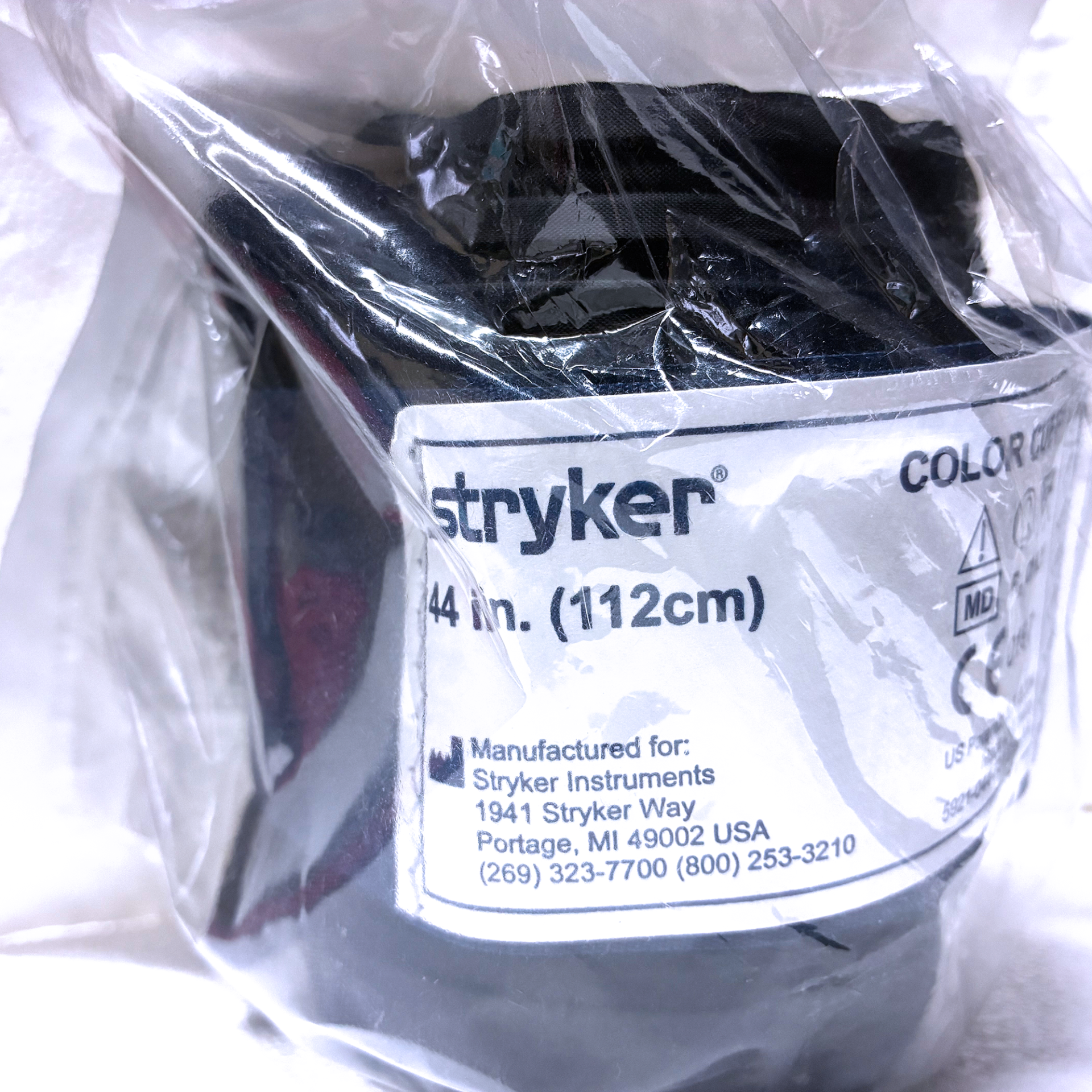Manguito Stryker COLOR CUFF Azul 44 Pol 112cm Duas Vias - Imagem 2